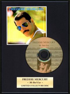 Freddie Mercury Framed Collectors Display