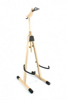 Frederick Adjustable Wooden Cello Stand   Natural