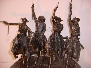 Coming Thru the Rye   Bronze Sculpture by Frederic Remington