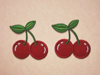 Embroidered Iron on Patch Applique Badge Fruits Sewing DIY A