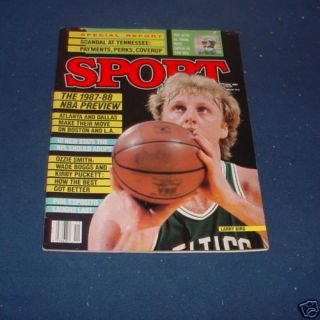  Sport Magazine Nov 1987 Larry Bird NBA Preview