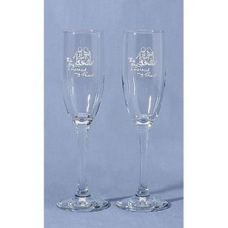 New This Day I Married My Friend Toasting Glass Flutes