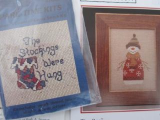 Cross Stitch Kits Patterns Lot Bent Creek Zippers Hearts Content