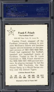 1961 Golden Press #19 Frank Frisch PSA/DNA Mint 9