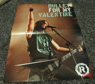 Bullet For My Valentine Frank Turner Rock Sound Magazine Poster