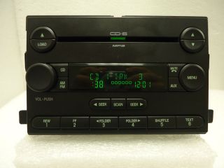 Ford Focus F 250 F 350 Premium Radio Stereo 6 Disc Changer MP3 CD