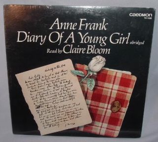 LP Diary of Anne Frank Claire Bloom Caedmon Mint SEALED