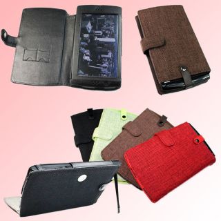 Cotton Folio Case Cover Pouch for Arnova 7 G2 Tablet PC E17