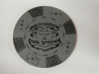  Gray Harley Poker Chip Cool Springs HD in Franklin Tennessee