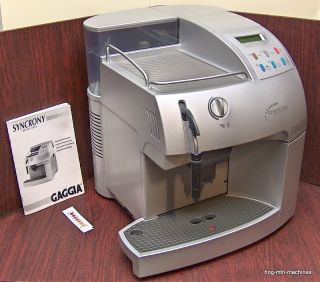 Gaggia Syncrony Digital Super Automatic Espresso Machine