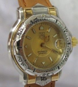 Ladies Tag Heuer 6000 Watch 18kt Solid Gold Steel