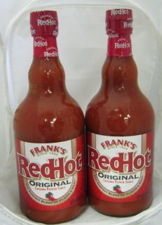 TWO FRANKS RED HOT SAUCE ORIGINAL CAYENNE PEPPER SAUCE 23 OZ FLAVOR