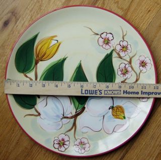 RARE Signed Gail Pittman MAGNOLIA Large Plate Charger May 27 2003