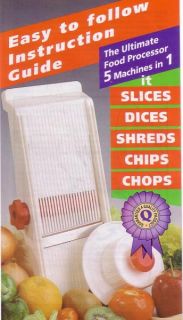 The Food Slicer has only two parts   a slicer and a safety food