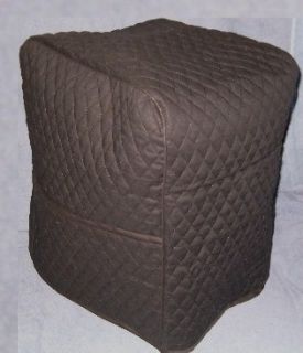Black Quilted 2 Pocket Cover for Food Processor New