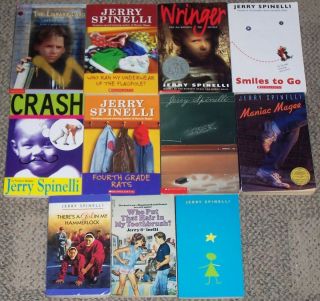 Jerry Spinelli Lot of 11 Paperback Books Stargirl Wringer Maniac Magee