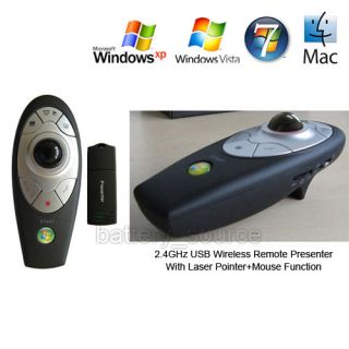 Presenter PowerPoint PPT Remote Control Laser Pointer