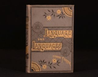 1878 Language and Languages by Rev Frederic Farrar with Fold Out Maps
