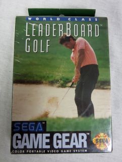BRAND NEW Sealed in Box LeaderBoard Golf Sega Game Gear Game