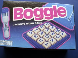 Parker Brothers BOGGLE 3 Minute Word Game 1992 Complete with