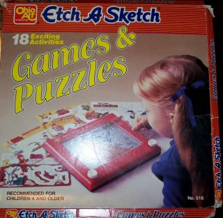 Vintage Magic Etch A Sketch Games & Puzzles Classic Activity overlay