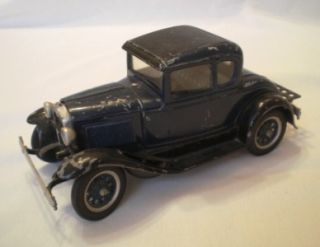 Hubley Vintage Solid Metal Ford Model A Coupe Car 1 25 Scale