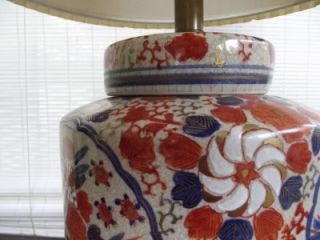  Frederick Cooper Chinoserie Hand Painted Porcelain Table Lamp