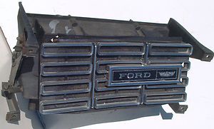 68 1968 Ford XL Hidden Headlight Section w Grill Cover LH