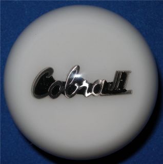 White Cobra Jet Ford Mustang Shelby Shift Gear Knob GT AC 429 Mach 1