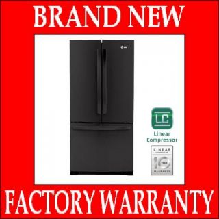LG 33 Black French Door Refrigerator LFC25765SB Bottom Freezer