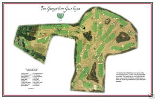  Garden City Golf Club Course Map Print
