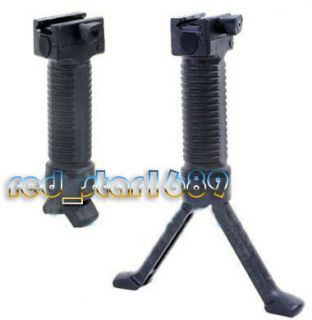 RIS Tactical Fore Grip with Bipod for any Picattinny Rail 20mm