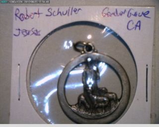 Moses Charm Commemorative Medal Robert Schuller Garden Grove CA
