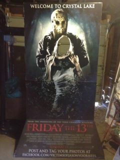 Friday the 13th Movie Standee   Jason Voorhees   RARE
