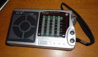 ECB 938 10 Band Short Wave Portable Receiver Radio