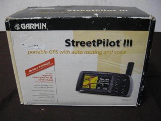 Garmin StreetPilot III 3 4 Inch Portable GPS Navigation System Great