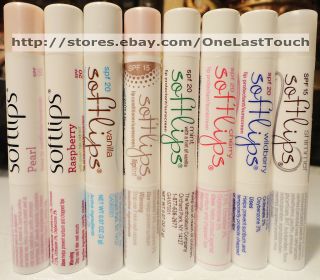 Softlips Balm Gloss SPF Tinted Lip Conditioner 8 Great Flavors You