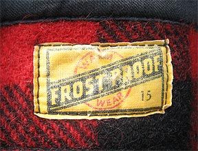 Vintage 50s Rockabilly Frostproof Buffalo Plaid Wool Hunting Shirt M