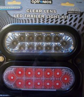 Optronics Clear Lens LED Trailer Light Kit TLL 22RK