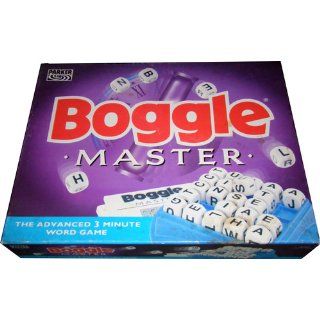 Boggle Master 3 Minute Word Game Parker 1994 Shake Cubes Find Most