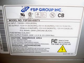 FSP Group Inc FSP300 60BTV Power Supply 300W 9PA3003107