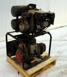 Honda Generator w Twin Tank Gas Powered Compressor