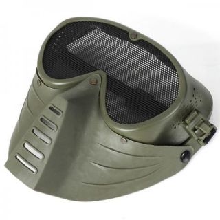 Full Face Airsoft Metal Mesh Goggles Protective Mask