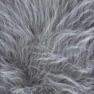 yd Silver Fake Fur Fun Fur Faux Fur Long Hair Pile