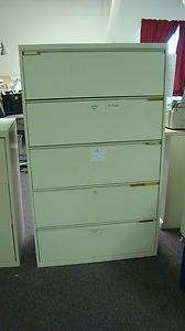 MERIDIAN   LATERAL 5 DRAWER FILING CABINET   LEGAL SIZE ONLY