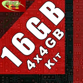 16GB 4x 4 GB DDR3 1066 MHz PC3 8500 SODIMM RAM Memory for Lenovo
