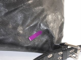 Shiraleah Black Sutton Hobo Handbag Leather Like Pre Owned Authentic