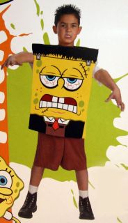 Franken Bob Sponge Bob Costume Childs Sizes 4 6 11 14