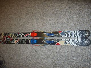 Used K2 Work Stinx Telemark Skis 184 cm G3 Bindings