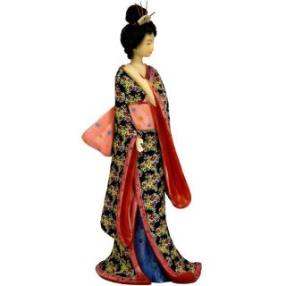 oriental furniture 14 geisha figurine w pastel sash note the artistry